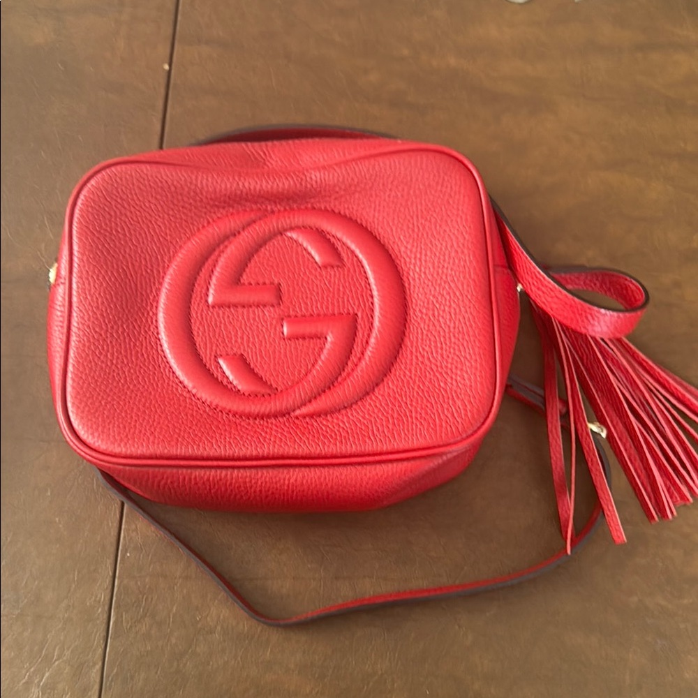 Gucci Vibrant Red Crossbody Bag